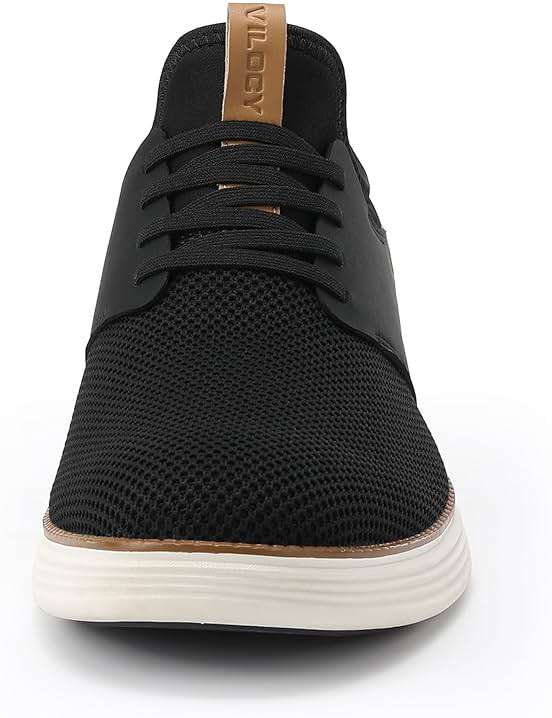 VILOCY Mens Slip On Casual Dress Shoes Hands Free Fashion Sneakers Mesh Tennis Walking Work Shoes Comfortable Breathable Lightweight Non Slip - Image 3