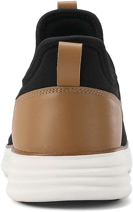 VILOCY Mens Slip On Casual Dress Shoes Hands Free Fashion Sneakers Mesh Tennis Walking Work Shoes Comfortable Breathable Lightweight Non Slip - Image 7