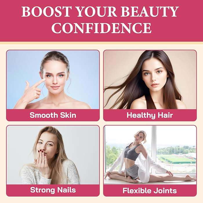 OHaboth Collagen Gummies for Women, Hydrolyzed Collagen Peptides Type I, II, III, V, X, 0 Sugar - Collagen Gummies for Skin, Wrinkles, Hair, Nails, Digestive & Immune Health, 60 Days Supply - Image 9