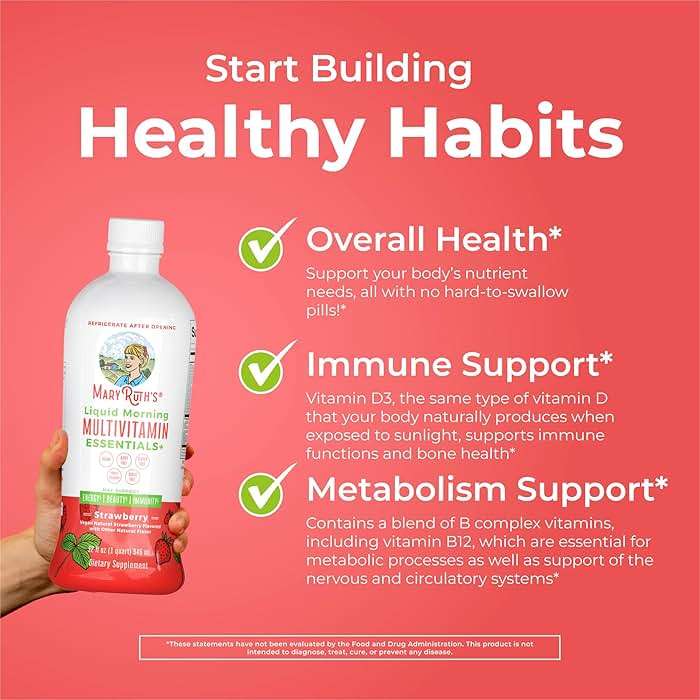 MaryRuth's Liquid Morning Multivitamin (Strawberry) & Liquid Nighttime Multimineral (Coconut, 15oz) | Clean Label Project Verified® | Vegan Vitamins for Energy, Bedtime Routine, & Overall Health - Image 7