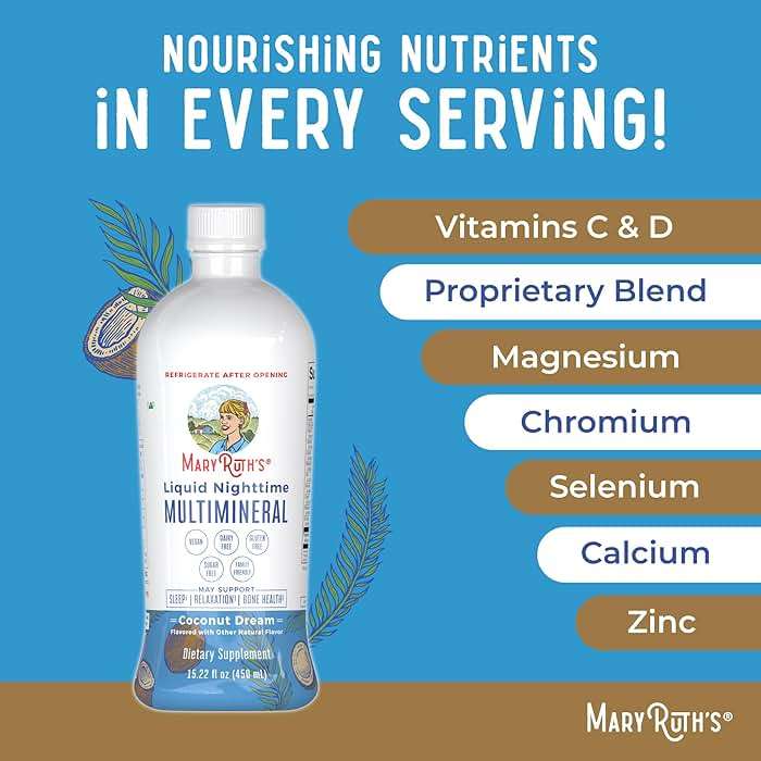MaryRuth's Liquid Morning Multivitamin (Strawberry) & Liquid Nighttime Multimineral (Coconut, 15oz) | Clean Label Project Verified® | Vegan Vitamins for Energy, Bedtime Routine, & Overall Health - Image 10
