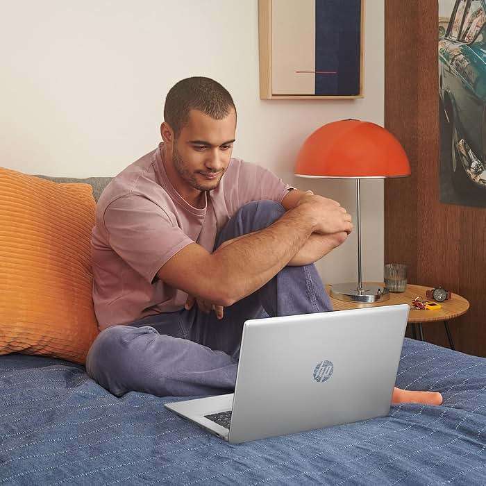 HP 17.3 inch Laptop, HD+ Display, AMD Ryzen 5 7520U, 16 GB RAM, 512 GB SSD, AMD Radeon Graphics, Windows 11 Home, Natural Silver, 17-cp2199nr - Image 12