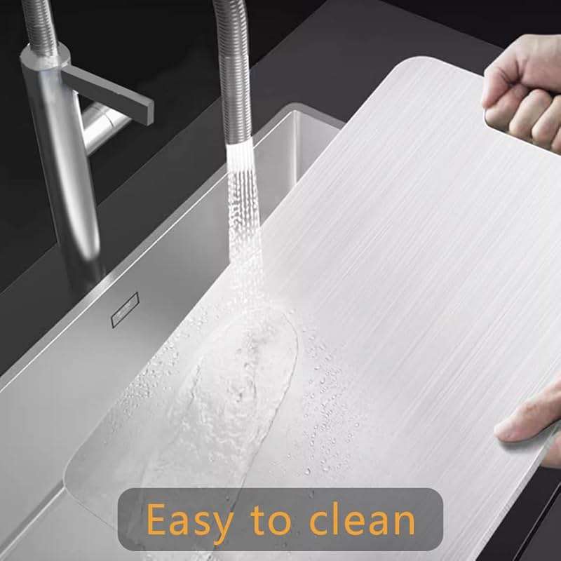 UFJEG Titanium Cutting Board, 3 PCS Titanium Cutting Boards for Kitchen, Non Toxic, Double-Sided Food Grade Chopping Board for Outdoor Camping(15.6" x 11", 13" x 9.3", 11.8" x 7.8") - Image 6