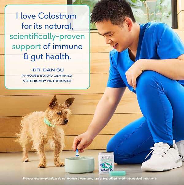 Native Pet Colostrum for Dogs - Bovine Colostrum Powder - Dog Allergy Relief, Itchy Skin Relief, Immune Support & Gut Health - 100% Single-Ingredient Supplement with Bioactive Nutrients - 120 Scoops - Image 6