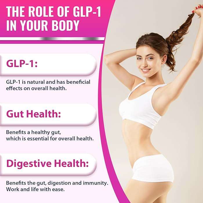 VINNETLLOY GLP-1, GLP-1 Supplements for Women, GLP1 with Berberine & Akkermansia Probiotic, 14 in 1 Natural Formula for GLP 1 Levels, Metabolism*, lmmune, Gut & Digestion, Energy, Vegan, 60 Capsules - Image 5