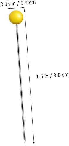 KALLORY Versatile Glass Head Pins 500 Straight Pins for Jewelry Making Dressmaking Crafts - Image 3