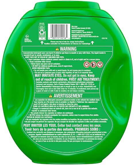 Gain Flings Ultra Oxi Laundry Detergent Pacs, 102 Count, Waterfall Delight Scent, with Odor Defense, concentrated laundry soap pacs - Image 13