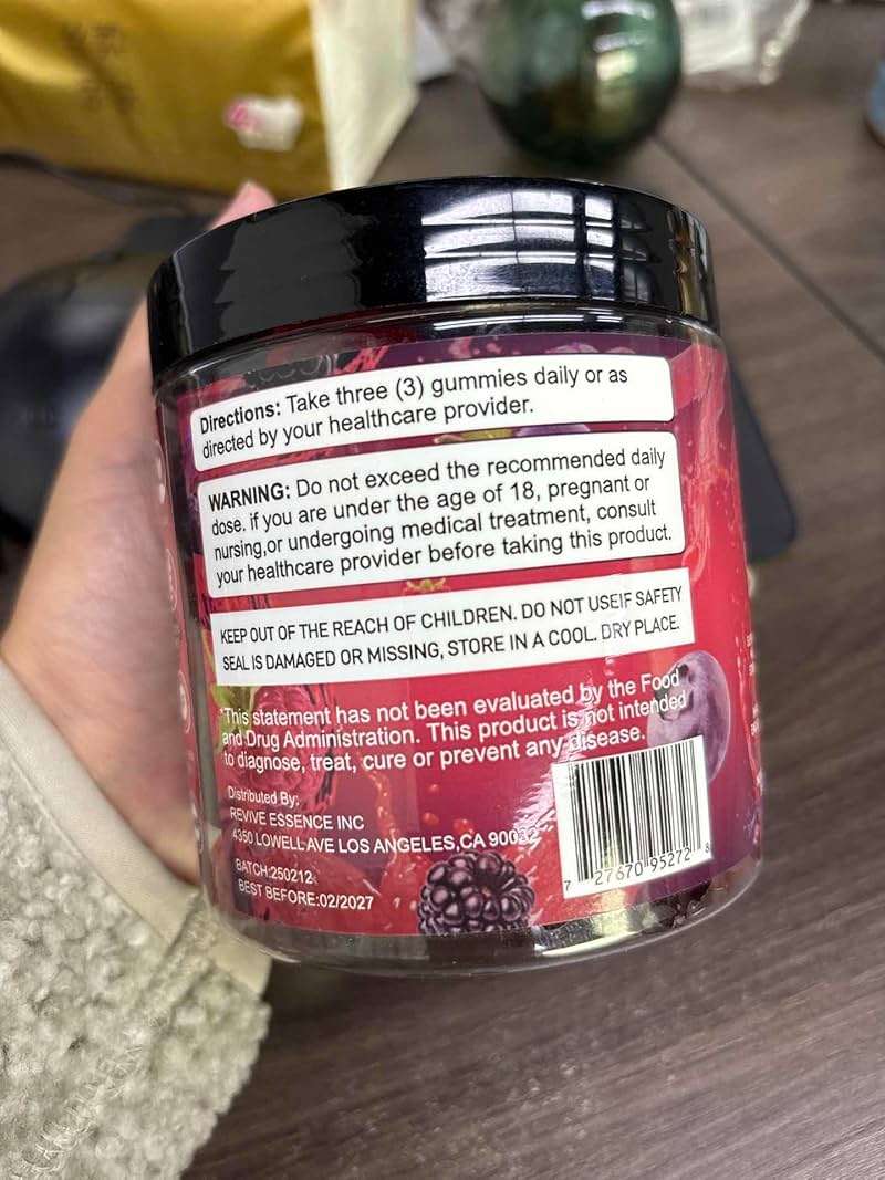 Creatine Monohydrate Gummies for Men & Women with L-Carnitine & Taurine – Pre-Workout Supplement for Muscle Strength, Energy Boost – Sugar Free, Vegan, Berry Flavor, Chewable Gummy 120 Count - Image 6