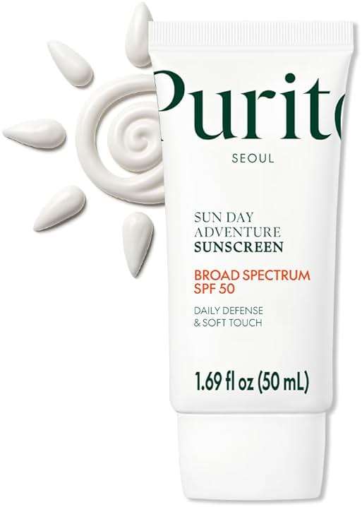 PURITO Korean Sunscreen SPF 50 | Lightest Texture, No White Cast, Broad Spectrum UVA/UVB | Oil-Free, Vegan, For All Skin Types | Daily Lightweight Sun Protection | Korean Skincare, 50mL 1.69 fl.oz - Image 1