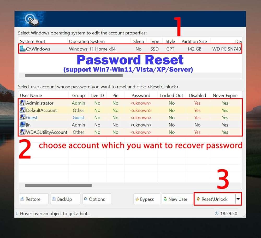 32GB - Bootable USB Driver 3.2 for Windows 11 & 10, Password Reset, Network Drives (WiFi & LAN), No TPM Required, Reinstall,Recovery Windows, Supported UEFI and Legacy, Compatible All Computers - Image 4