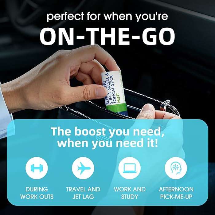 Herb Island 2-in-1 Nasal Stick Inhaler & Essential Oil Topical Rub, Refreshing Nose Inhaler Stick, VapoInhaler Wake Up Stick for Focus & Clear Breathing 5 Pack - Image 7