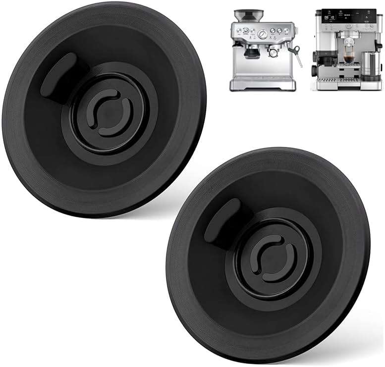 Espresso Cleaning Disc for Ninja Luxe Cafe Accessories Breville Espresso Machine Accessories, Silicone Espresso Backflush Disc Cleaning Tablets Compatible with Breville Accessories, 2 Pack 54mm - Image 1