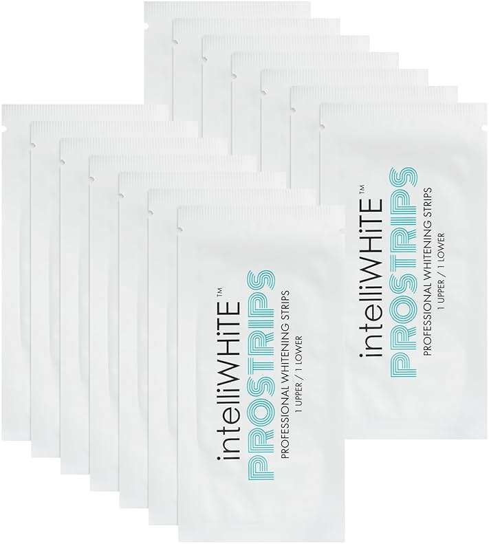 IntelliWHiTE ProStrips Teeth Whitening Strips, 28 Day Treatment, Whitens Up to 12 Shades, Enamel-Safe Gentle Remineralizing Formula, Dentist Formulated for Sensitive Teeth, (56pk Mint Flavor) - Image 2