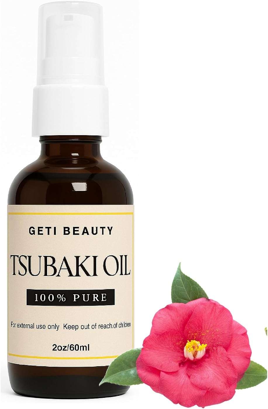Tsubaki Oil 100% Pure for Hair, Skin & Nails – Pure Lightweight Japanese Beauty Secret - Non-Greasy Fast Absorbing Moisturizing Hair and Face Oil for Daily Care - Image 1