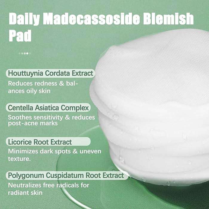 Kestper Madecassoside & Caffeine Toner Pads|Soothe Redness,Strengthen Barrier & Refine Pores with Centella Asiatica,Niacinamide | 110 Pads for All Skin Types - Image 5