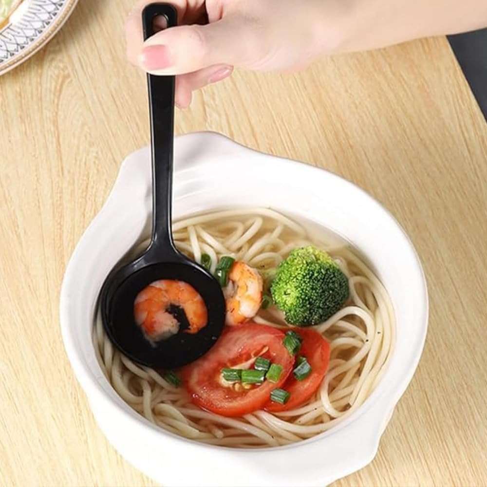 Large Plastic Serving Spoons,Disposable Heavy Duty Serving Spoons,Long Handle Scoop Soup Rice Ladle for Party Catering Buffet Restaurant,20 Pieces - Image 8