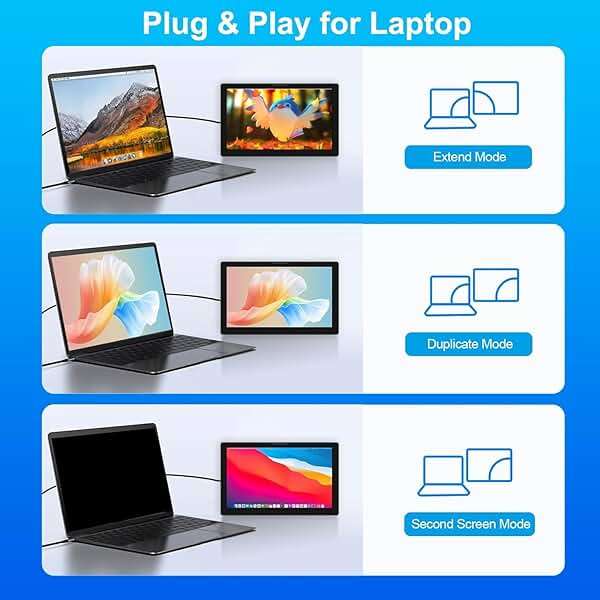 JUNEBOX 8 Inch Touchscreen for Raspberry Pi,5-Point 1280 * 800 IPS Touchscreen Portable Monitor with HDMI Interface Dual-Speaker for Raspberry Pi 5/4B/3B+/3B/B+ Jetson Nano Win11/10/8/7 (Inky) - Image 6