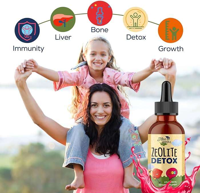 Atherionyxora Zeolite Detox for Kids - Detox Supplement, Gentle & Natural & Sweet-Tasting, Contains Clinoptilolite Zeolite, Vitamin C, Magnesium, and Zinc,120ml - Image 4