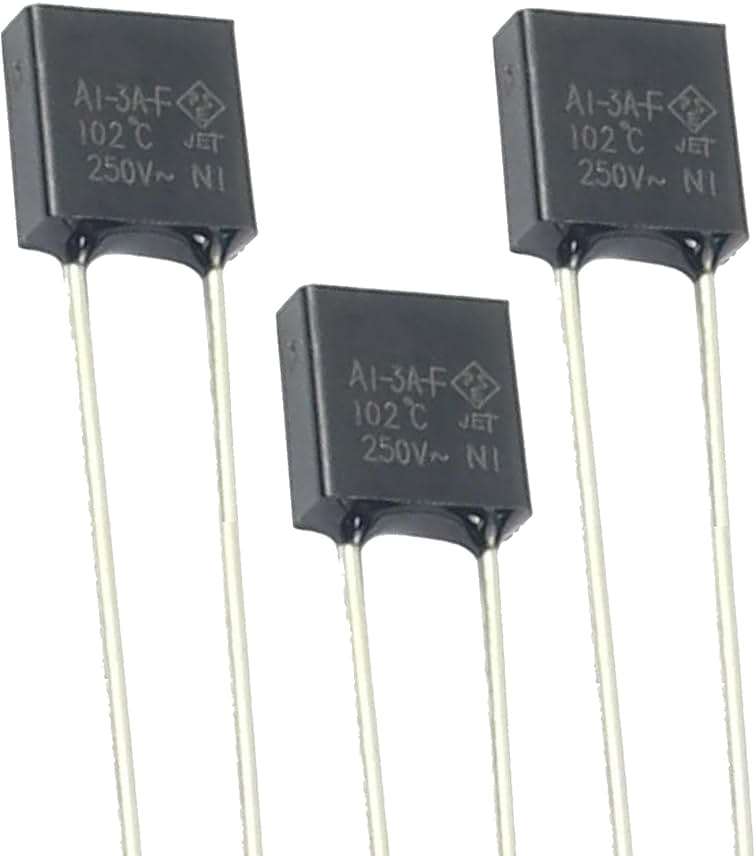 15Pcs A13AF Per Lot Thermal Fuse Cutoff TF 102 Degree 250V 3A A1-3A-F - Image 1