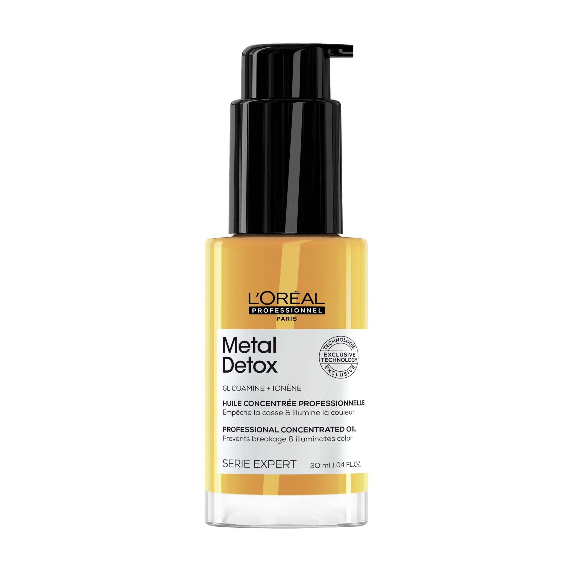L'Oreal Professionnel Metal Detox Leave-In Oil - Detoxifies, Prevents Damage and Prolongs Hair Color With Shine - Image 1