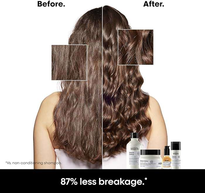 L'Oreal Professionnel Metal Detox Leave-In Oil - Detoxifies, Prevents Damage and Prolongs Hair Color With Shine - Image 2