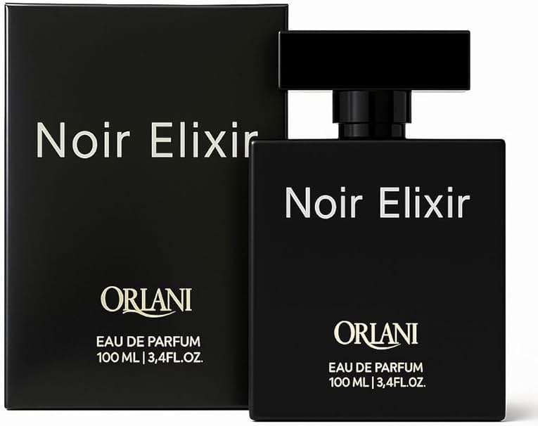 ORLANI Noir Elixir 3.4 Oz Extrait De Perfume (EDP) for Men, Women Parfum Higher Concentration – Long-Lasting, Unisex Fragrance 105 ml with Bold and Sophisticated Scent Inspired by Aventus Creed - Image 1