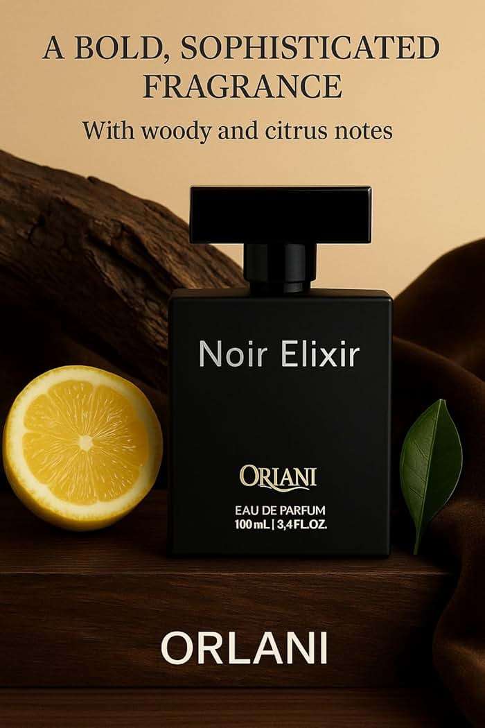 ORLANI Noir Elixir 3.4 Oz Extrait De Perfume (EDP) for Men, Women Parfum Higher Concentration – Long-Lasting, Unisex Fragrance 105 ml with Bold and Sophisticated Scent Inspired by Aventus Creed - Image 2