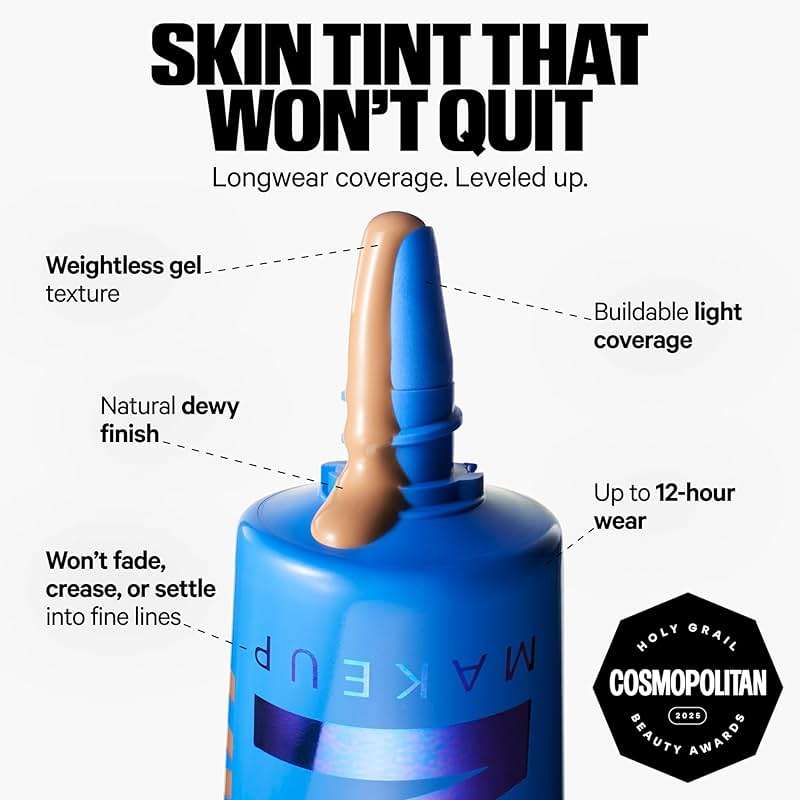 Milk Makeup Hydro Grip Hydrating Gel Skin Tint – 12HR Lightweight Buildable Coverage with Hyaluronic Acid for Natural Dewy Finish – Non-Comedogenic - Image 2