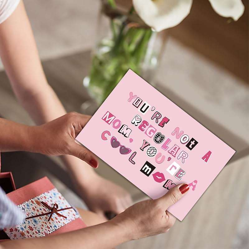 RollupJoy Funny Mothers Day Card, Cool Mothers Day Gifts for Friends Bestie Sister, Humorous Birthday Day Card for Mom, Not Regular Cool Mom - Image 2