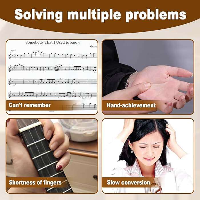 Xanadued Ukulele Chord Presser, Guitar Chord Presser, Ukulele Practice Tool, Guitar Presser for Acoustic, Trainer, Assisted Learning Tools - Image 7
