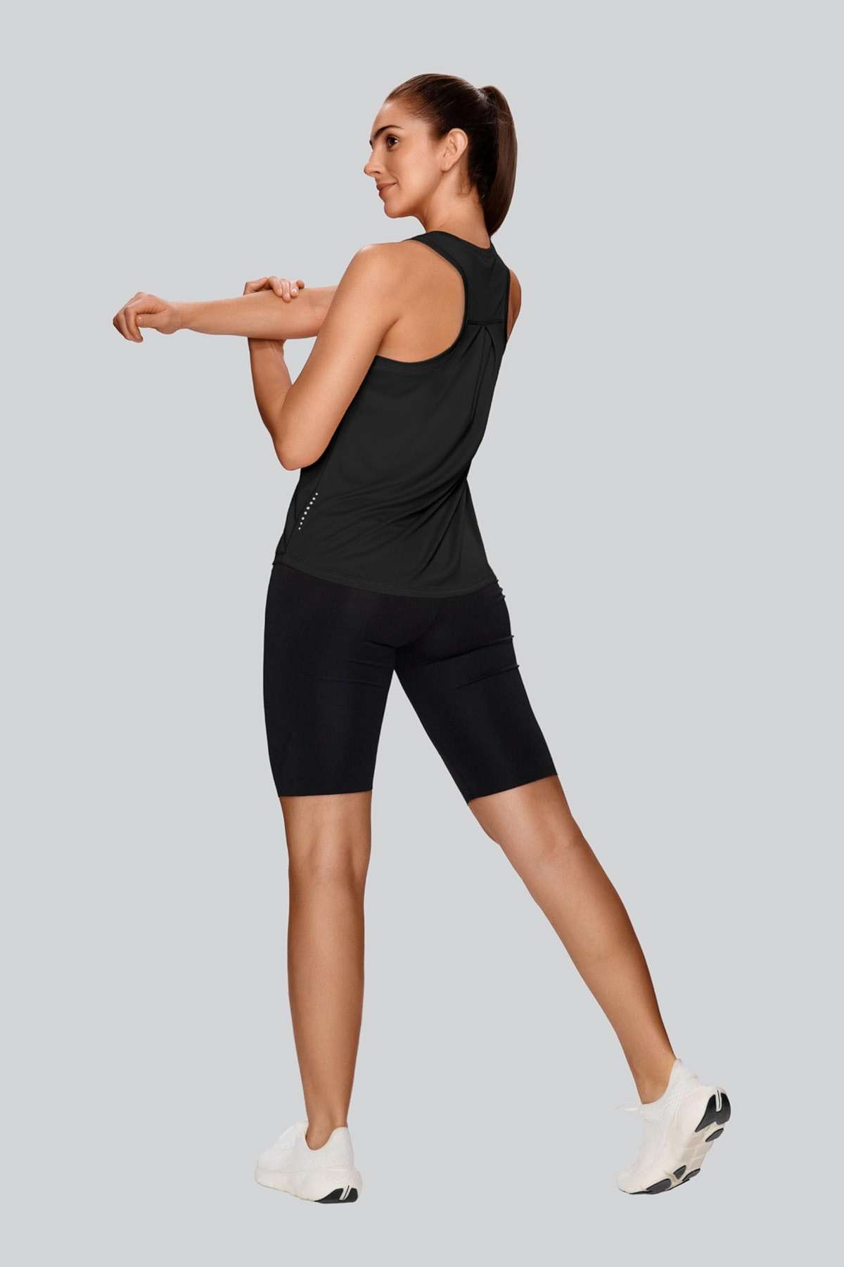 XIEERDUO Tank Top for Women Racerback Sleeveless Workout Tops Loose Fit Yoga Running Gym Shirts for Women - Image 5