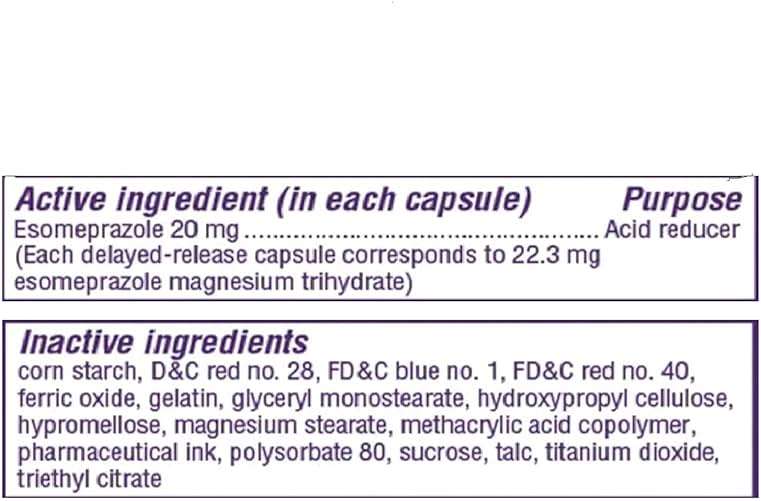 Nexium 24HR Acid Reducer Heartburn Relief Capsules for All-Day and All-Night Protection from Frequent Heartburn, Heartburn Medicine with Esomeprazole Magnesium - 42 Count - Image 16