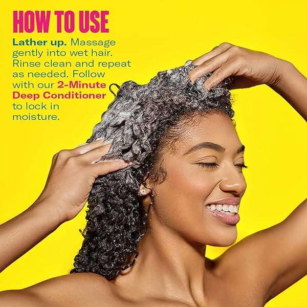 Mielle Organics Kalahari Melon & Aloe Deep Sulfate Free Shampoo - Hydrating & Clarifying Shampoo for Dry, Curly, and Textured Hair - Removes Buildup & Delivers 5 Days of Moisture, 12 Ounce - Image 5