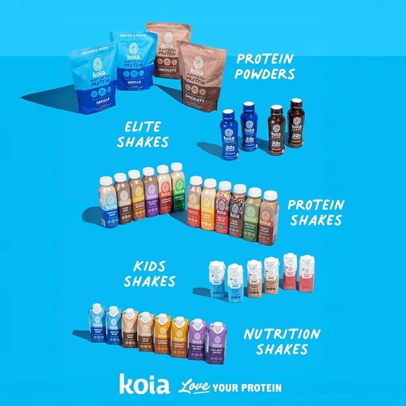 Koia Plant Based Protein Powder, Vanilla, 20g Protein, 3g Sugar, 6g Prebiotic Fiber, Pre & Post Workout, 21 Vitamins & Minerals, No Seed Oils, Dairy-Free, Gluten-Free, Non-GMO, 20 Servings, 28.2 Oz - Image 8