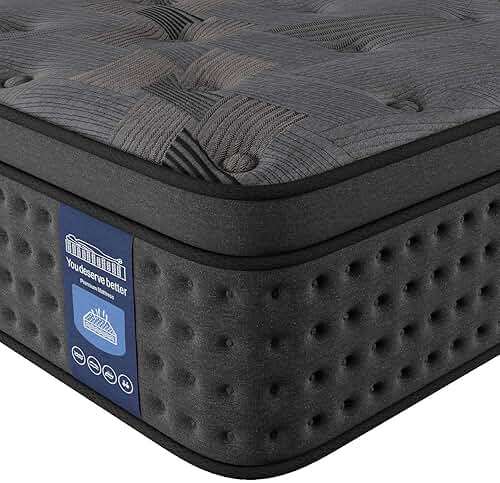 Huwesal Queen Mattress 10 Inch, Medium Firm Memory Foam Bed in a Box, Cooling Gel Infused, Targeted Lumbar & Back Support, Pressure Relief, Fiberglass Free, CertiPUR-US Certified, 100-Night Trial - Image 8