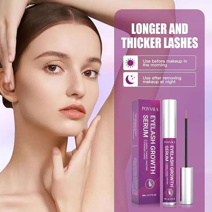 Premium Eyelash Growth Serum - Lash Enhancing Serum with Advanced Formula to Boost Longer Fuller and Thicker Looking Lashes - Vegan & Cruelty - Free Treatment 5mL 0.17 Fl Oz - Image 2
