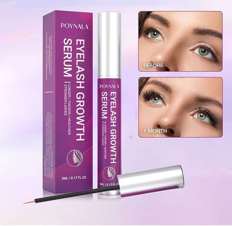 Premium Eyelash Growth Serum - Lash Enhancing Serum with Advanced Formula to Boost Longer Fuller and Thicker Looking Lashes - Vegan & Cruelty - Free Treatment 5mL 0.17 Fl Oz - Image 4