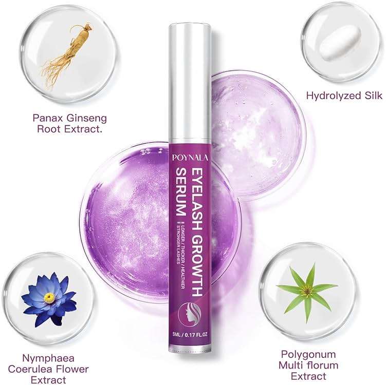 Premium Eyelash Growth Serum - Lash Enhancing Serum with Advanced Formula to Boost Longer Fuller and Thicker Looking Lashes - Vegan & Cruelty - Free Treatment 5mL 0.17 Fl Oz - Image 6