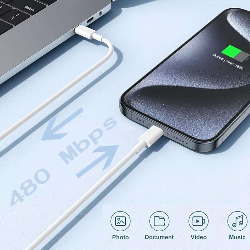 iPhone 17 Charger iPhone 16 15 Fast Charging 30W USB C Charger Block Type C Chargers 2 Pack 6FT Cord with iPhone 17/17 Plus/17 Pro/16 Pro Max/16/16 Plus/16 Pro/16 Pro Max/iPhone 15/15 Pro Max - Image 5