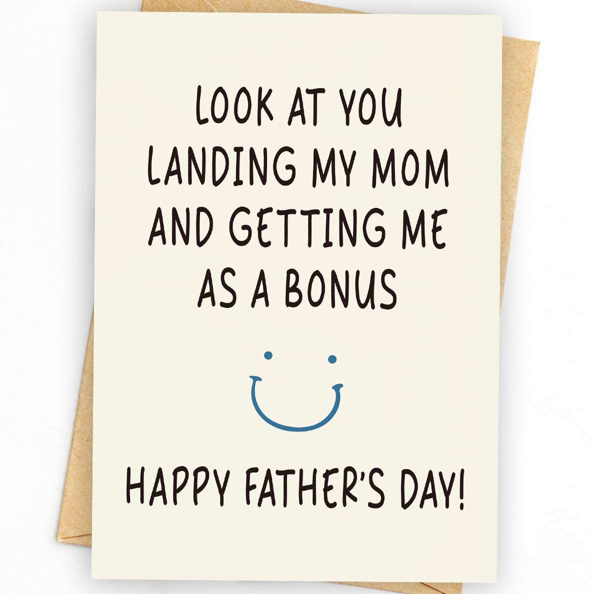 WowBefun Funny Fathers Day Card & Gifts from Daughter or Son | Dad Gifts for Fathers Day | Happy Father's Day Card & Gift for Dad | Father's Day Decorations - Image 1