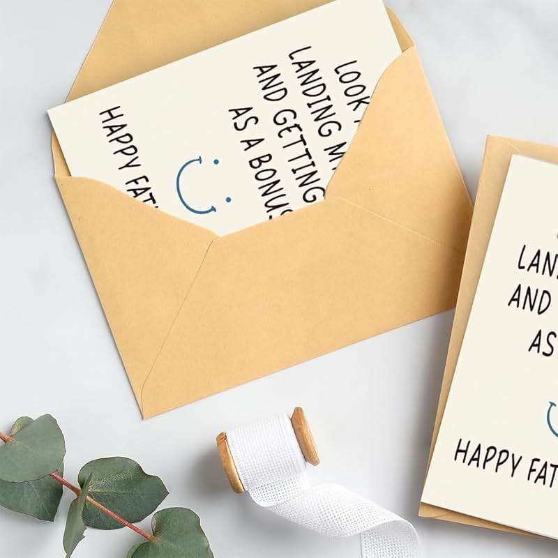 WowBefun Funny Fathers Day Card & Gifts from Daughter or Son | Dad Gifts for Fathers Day | Happy Father's Day Card & Gift for Dad | Father's Day Decorations - Image 2