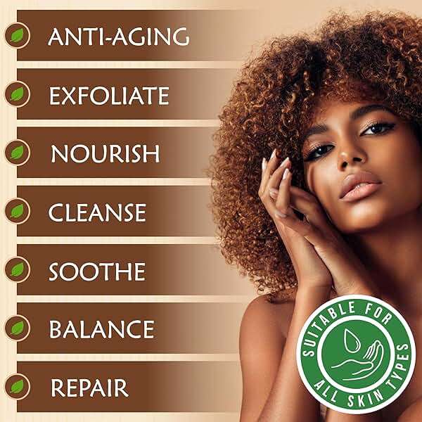 Plant Guru Raw African Black Soap 5 oz. Bar - Pure & Natural Traditional Skincare for Face, Body & Hair | Handmade Cleanser for All Skin Types. Imported From Ghana. - Image 5