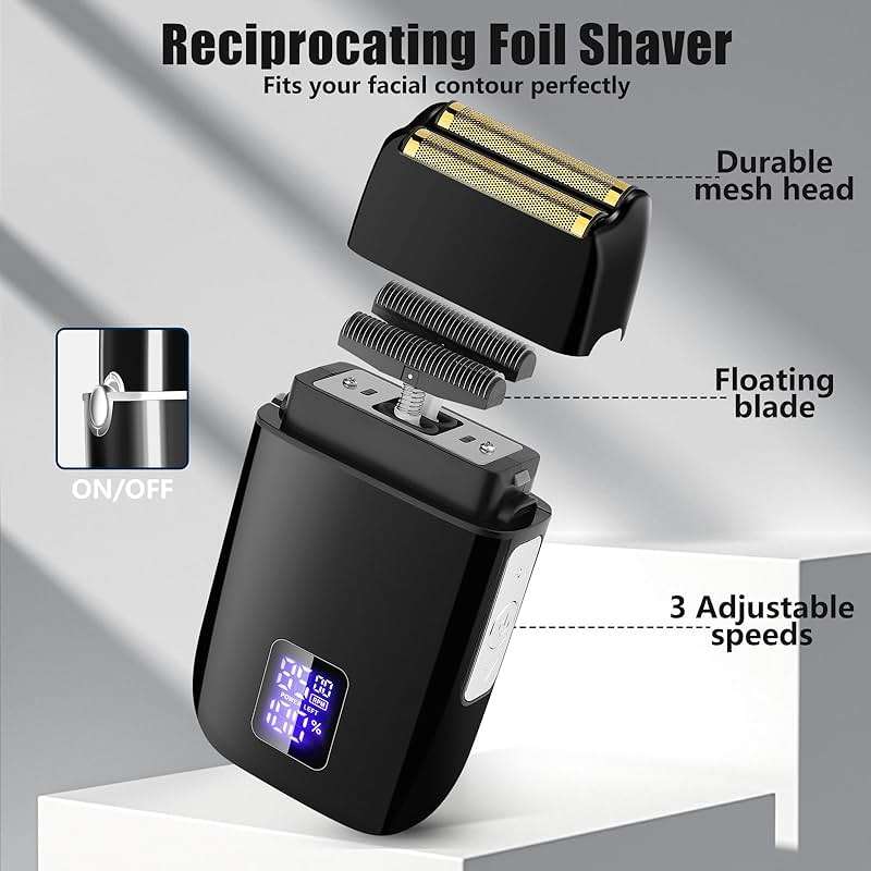SUNNOW Professional Hair Clippers and Trimmer Set for Men, Beard Trimmer & Foil Shaver & Nose Trimmer Kit, Cordless Mens Clippers and Grooming Kit for Hair Cutting, Beard Styling, Home, Barber - Image 4