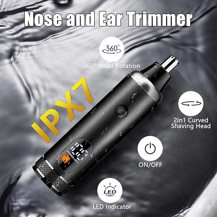 SUNNOW Professional Hair Clippers and Trimmer Set for Men, Beard Trimmer & Foil Shaver & Nose Trimmer Kit, Cordless Mens Clippers and Grooming Kit for Hair Cutting, Beard Styling, Home, Barber - Image 5