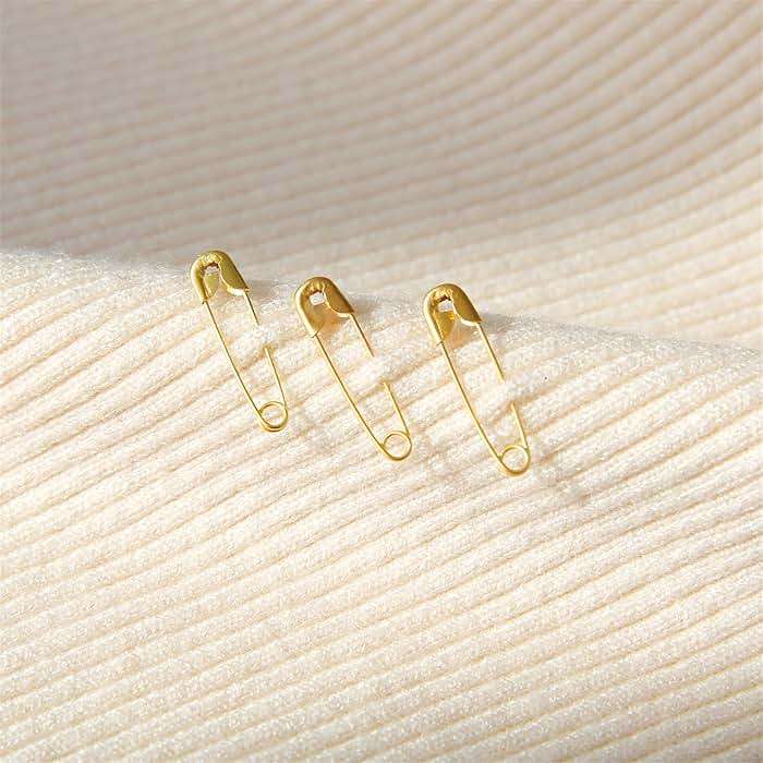 XIYAOXI 19mm Mini Safety Pins - Pack of 200pcs Small Gold Safety Pins- Versatile Clothing Tag Pins for Repair, Crafting & Fashion Accessories Making in a PP Box - Image 6