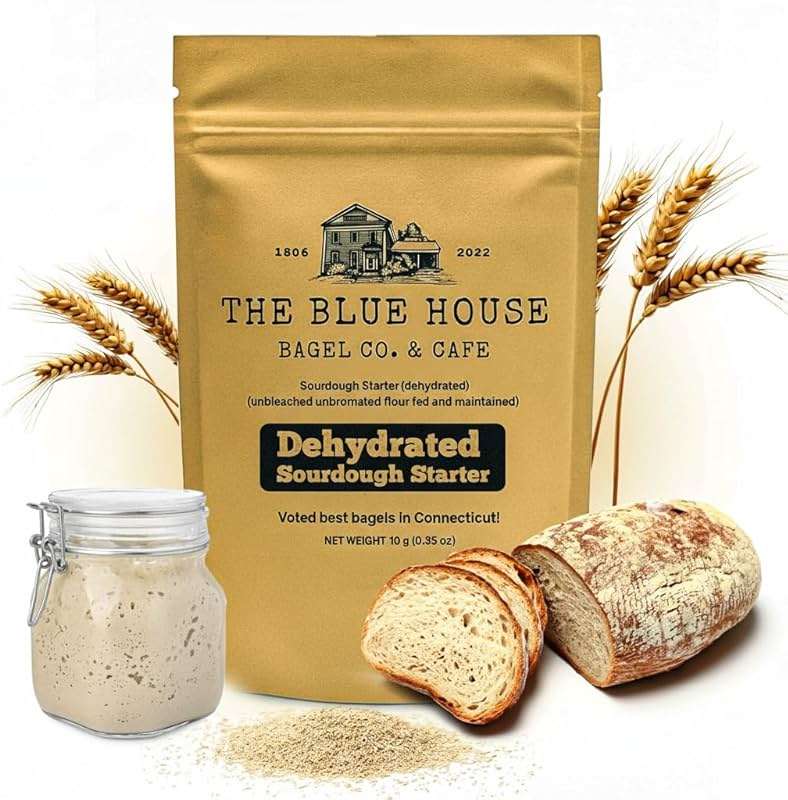 Dehydrated Sourdough Starter – Award-Winning Sour Dough Starter Culture | Fast-Activating, Beginner Friendly, Gluten Sensitive, Organically Sourced | Live Culture for Bread, Bagels & Pizza - 10g - Image 1
