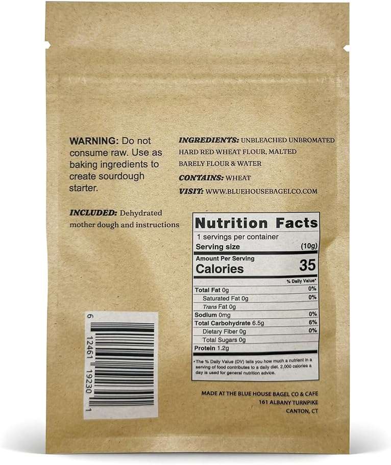 Dehydrated Sourdough Starter – Award-Winning Sour Dough Starter Culture | Fast-Activating, Beginner Friendly, Gluten Sensitive, Organically Sourced | Live Culture for Bread, Bagels & Pizza - 10g - Image 2