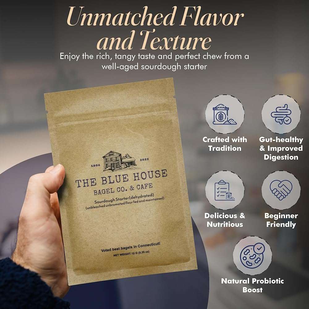 Dehydrated Sourdough Starter – Award-Winning Sour Dough Starter Culture | Fast-Activating, Beginner Friendly, Gluten Sensitive, Organically Sourced | Live Culture for Bread, Bagels & Pizza - 10g - Image 5