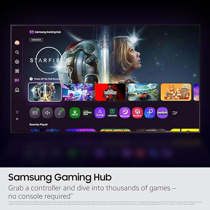 Samsung 65-Inch Class QLED Q7F Series Samsung Vision AI Smart TV (2025 Model, 65Q7F) Quantum HDR, Object Tracking Sound Lite, Q4 AI Gen1 Processor, 4K upscaling, Gaming Hub, Alexa Built-in - Image 7