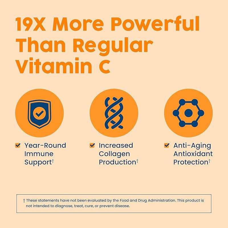 NativePath Liposomal Vitamin C 500mg from Whole-Food Amla Fruit - Soy-Free Egg Yolk Lecithin Liposomes - Orange Flavor Liquid for High Absorption Daily Immune & Collagen Support - 30 Servings - Image 4